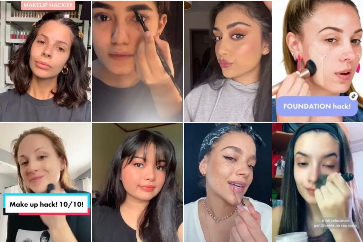 Truque do TikTok que inverte a ordem dos produtos na maquiagem choca