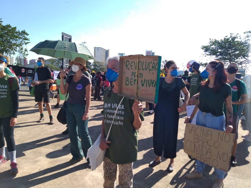 Manifestação contra o governo Bolsonaro