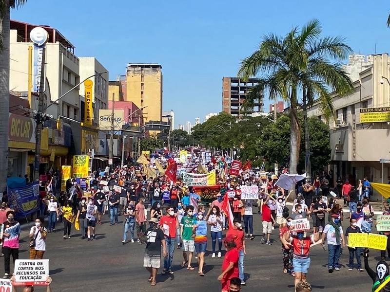 goias protesto fora bolsonaro