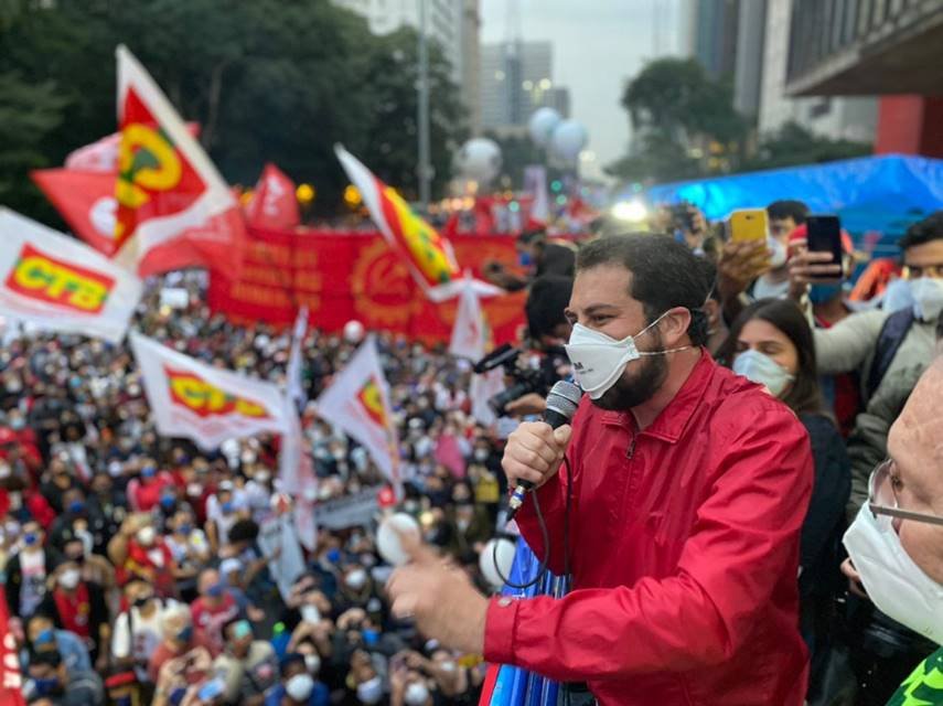 ato na avenida paulista contra o governo bolsonaro em 19/06
