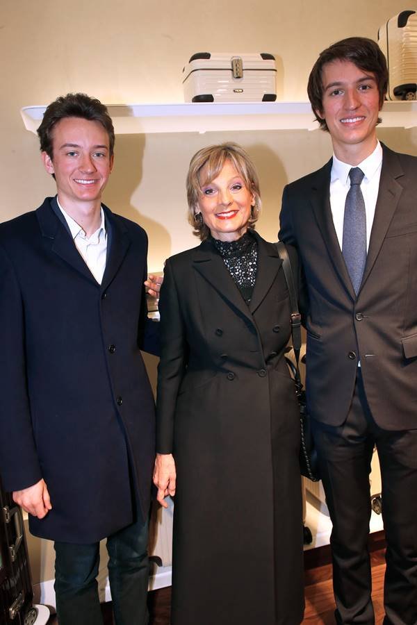 Frédéric Arnault, Hélène Mercier e Alexandre Arnault 