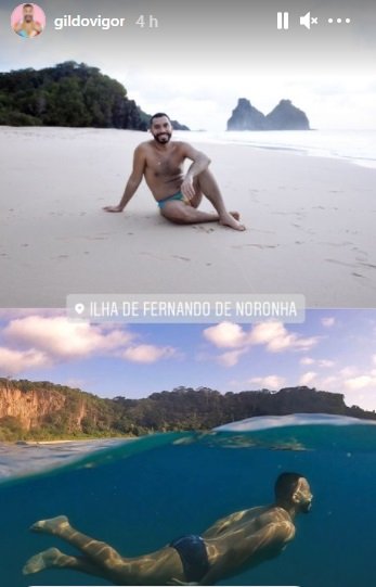 Gil em Fernando de Noronha