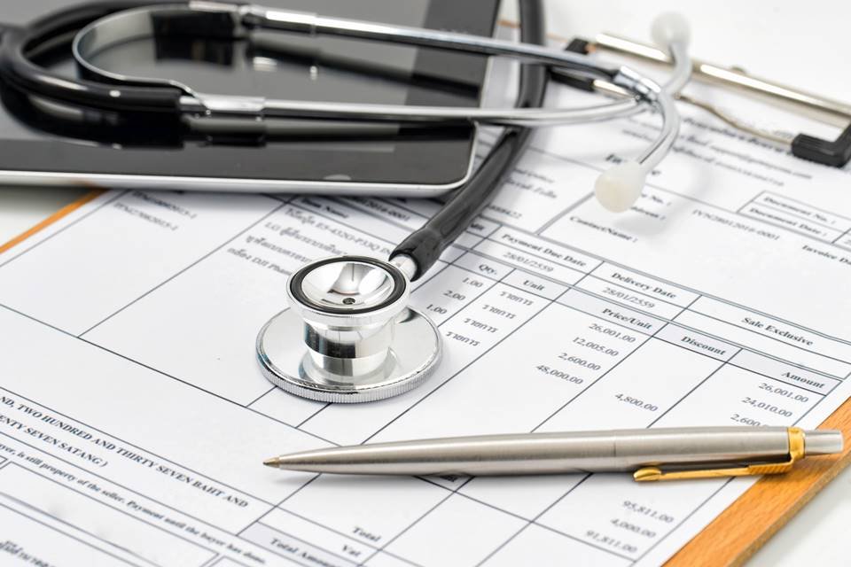 Objetos de uso do médico