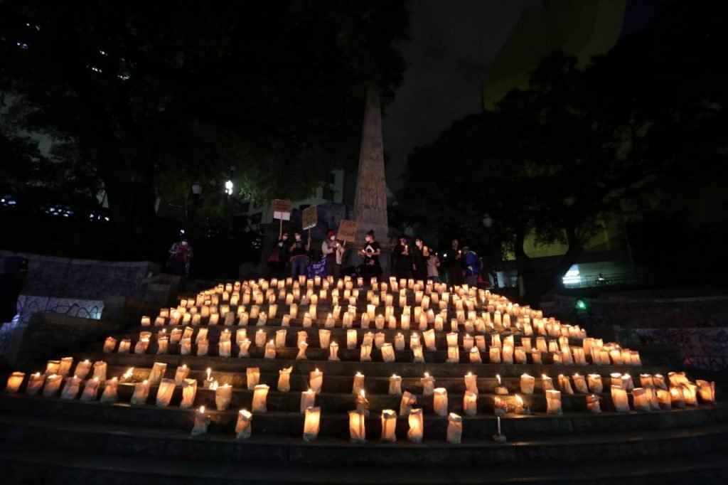 homenagem em SP vítimas da covid-19