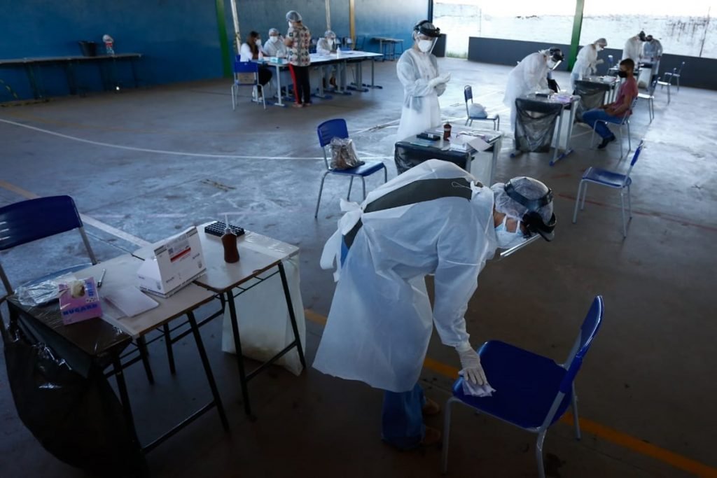 Testagem em massa de Covid em Goiânia