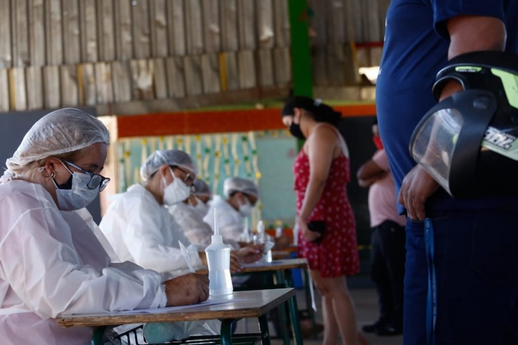 Testagem em massa de Covid em Goiânia
