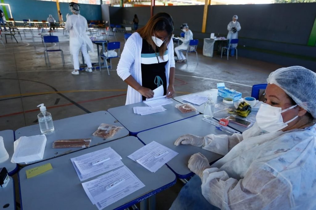 Testagem em massa de Covid em Goiânia