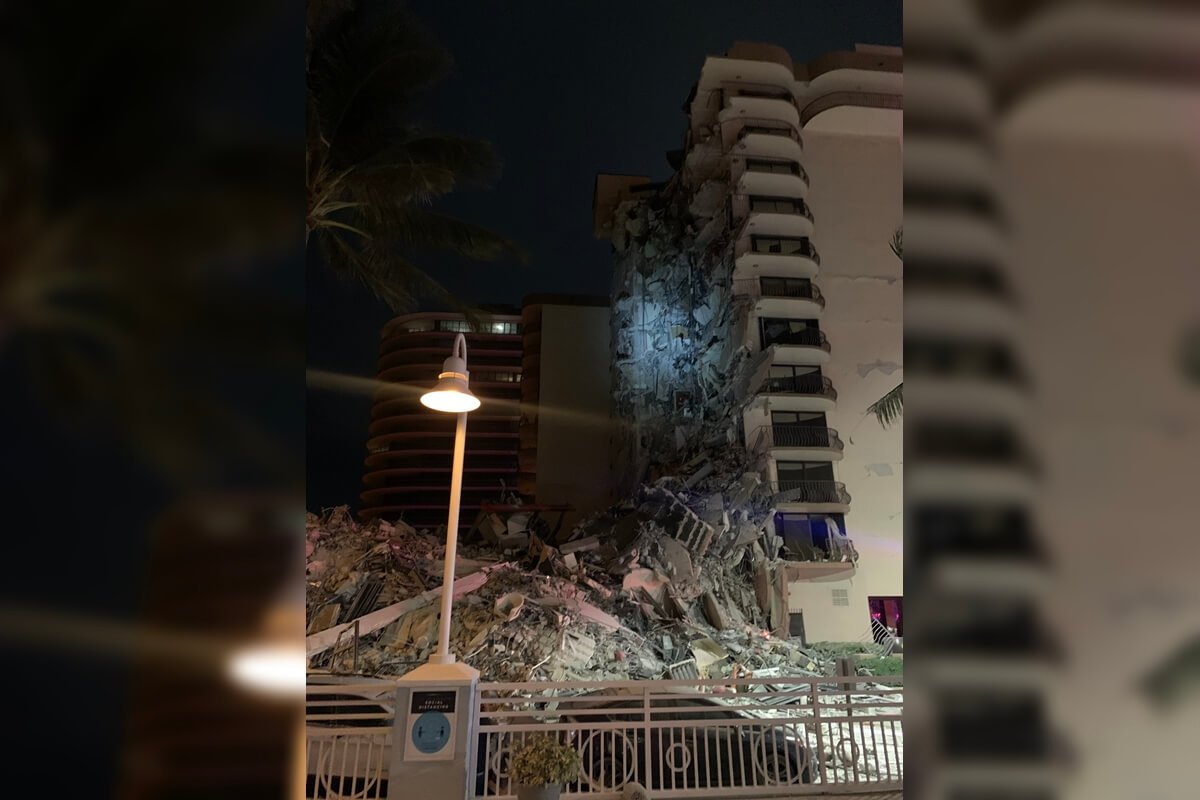 Prédio colapsa em Miami, Flórida (EUA)