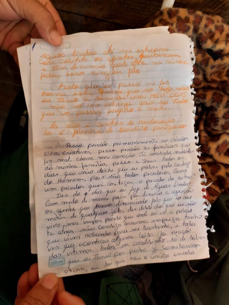Carta supostamente escrita por Lázaro