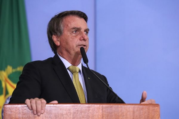 Jair Bolsonaro discursando