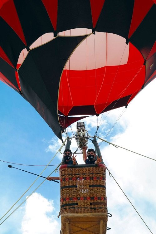 balão no ar