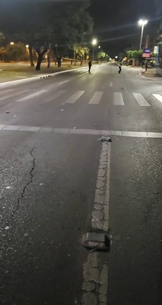 faixa de pedestre onde mulher foi atropelada e morta no DF