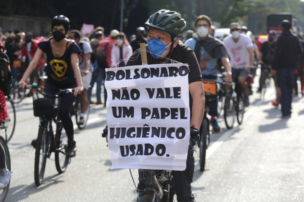 São Paulo - Manifestações contra o Governo Bolsonaro no Brasil