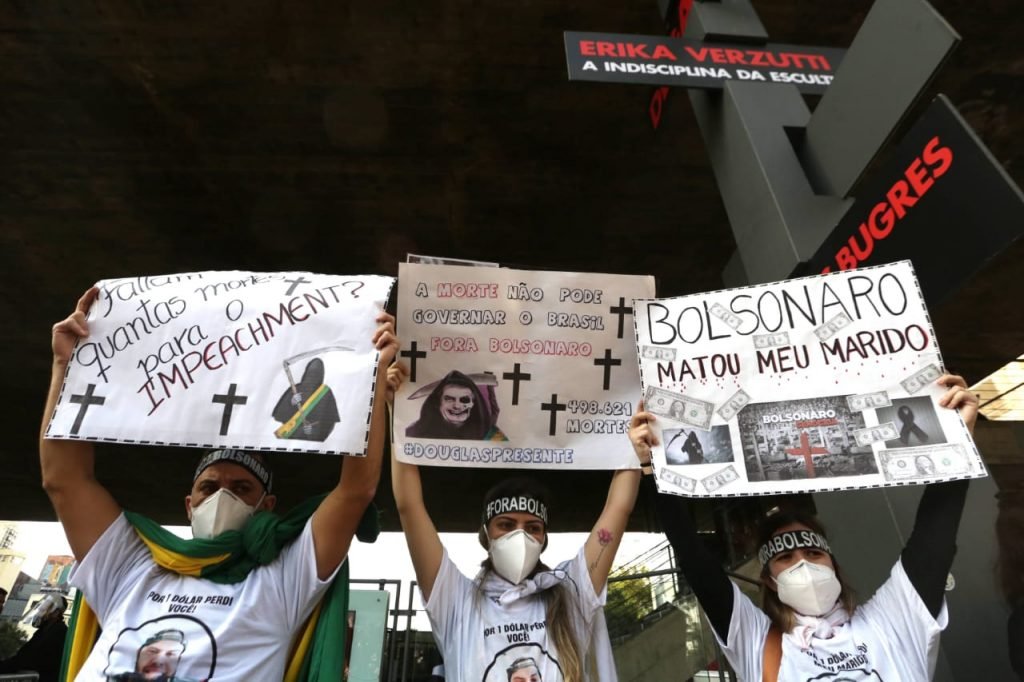 São Paulo - Manifestações contra o Governo Bolsonaro no Brasil