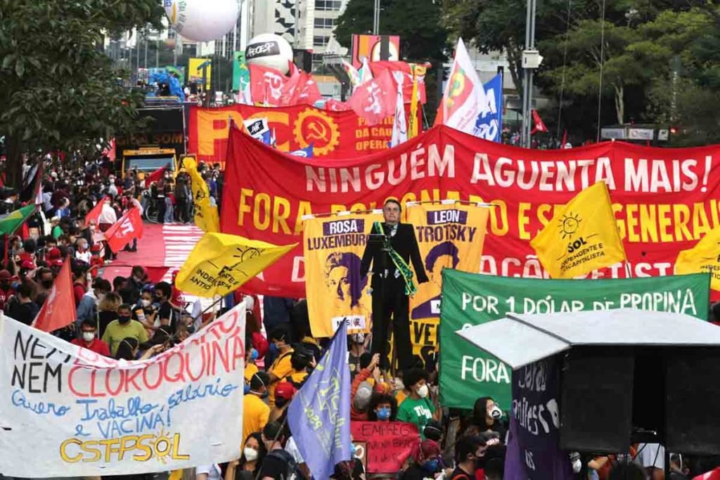 São Paulo - Manifestações contra o Governo Bolsonaro no Brasil