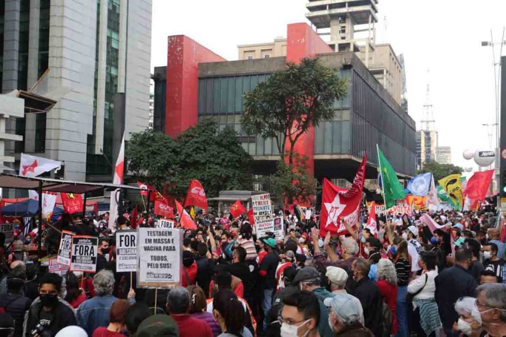 São Paulo - Manifestações contra o Governo Bolsonaro no Brasil