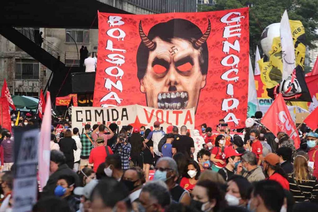 São Paulo - Manifestações contra o Governo Bolsonaro no Brasil
