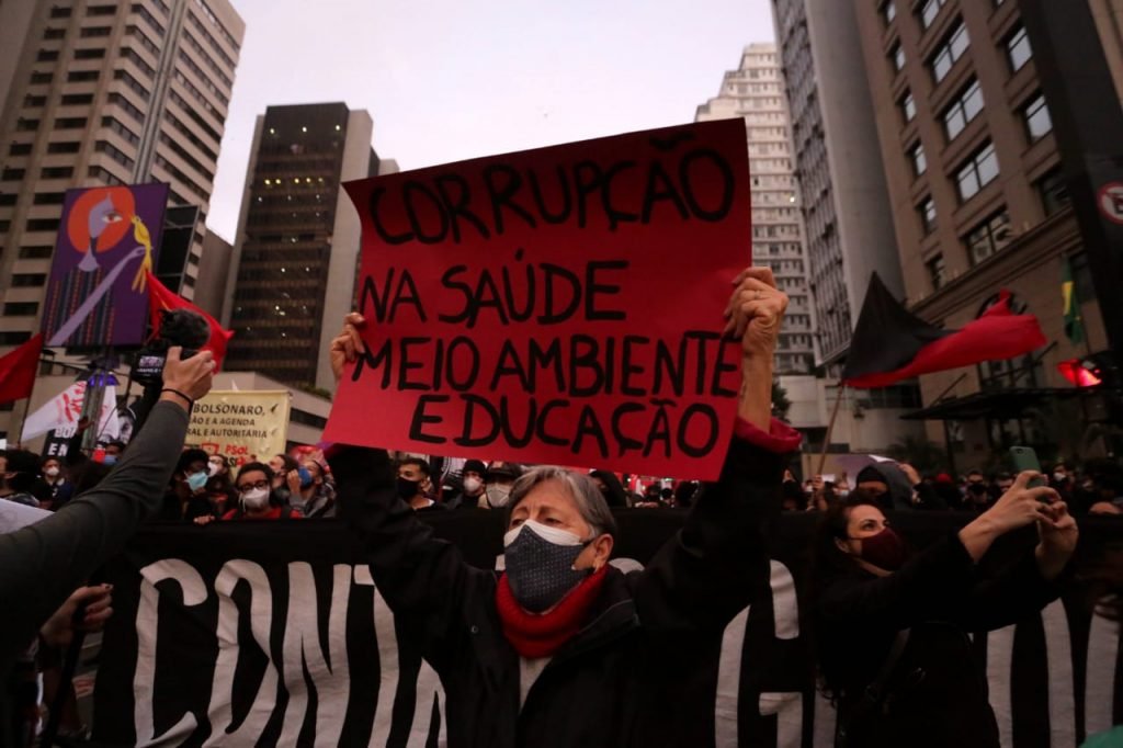 São Paulo - Manifestações contra o Governo Bolsonaro no Brasil
