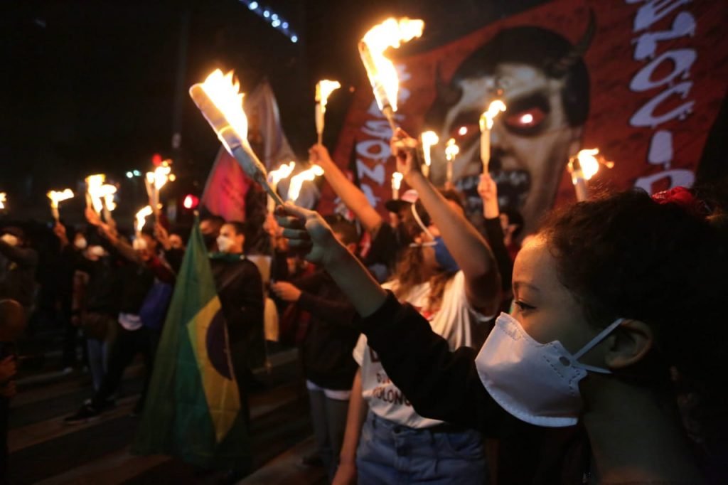 São Paulo - Manifestações contra o Governo Bolsonaro no Brasil