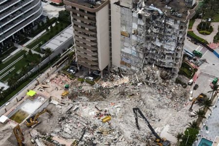Prédio desaba em Miami