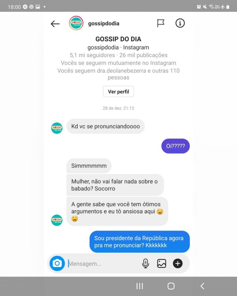 Vítima de máfia digital, Lívia Andrade expõe prints com Gossip do Dia Gossip do dia Lívia Andrade 1