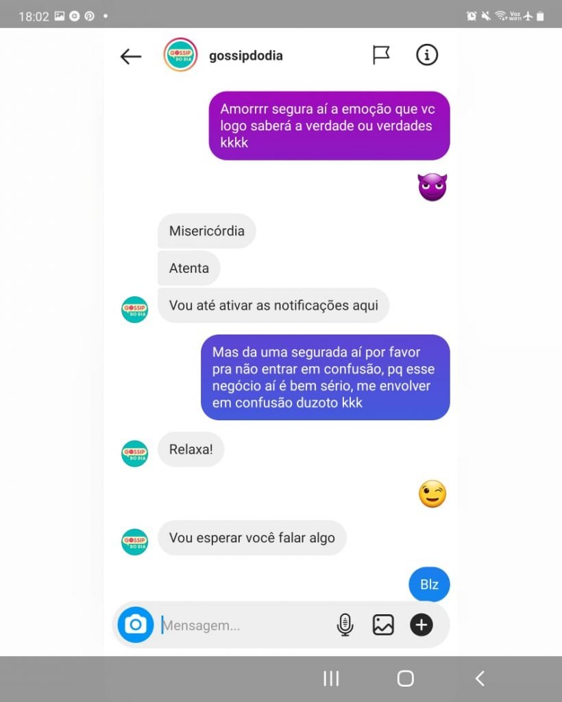 Vítima de máfia digital, Lívia Andrade expõe prints com Gossip do Dia Gossip do dia Lívia Andrade 1