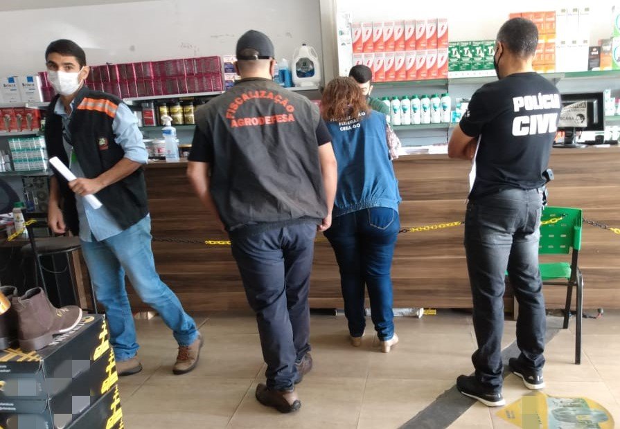 Operação da PCGO contra uso ilegal de agrotóxicos na alimentação bovina