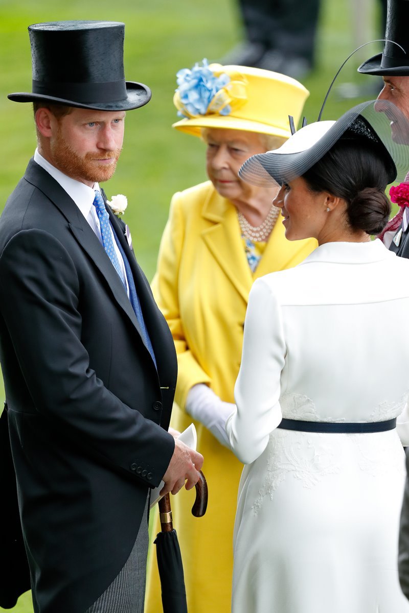 Príncipe Harry, Meghan Markle e rainha Elizabeth