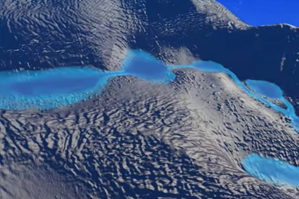 Imagens da Antártica feitas pelo satélite ICESat-2