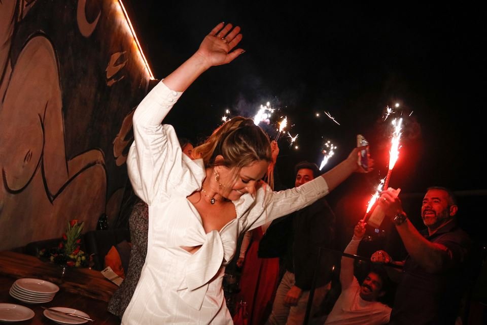 Aniversário Lorena Leão no Rooftop do restaurante Santé