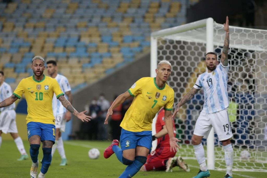 Argentina x Brasil, válido pela final da Copa América 2021 no Estádio Maracanã, no Rio de Janeiro 16