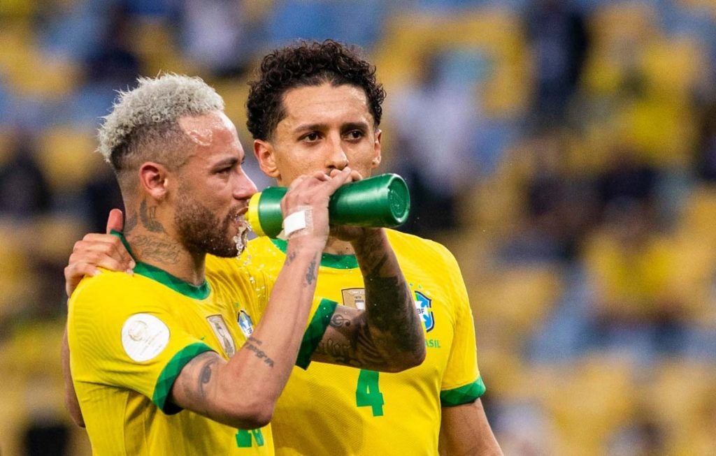 Neymar durante Argentina x Brasil, válido pela final da Copa América 2021 no Estádio Maracanã, no Rio de Janeiro 28