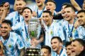 Taça comemoração vitória entre Argentina x Brasil, válido pela final da Copa América 2021 no Estádio Maracanã, no Rio de Janeiro 37