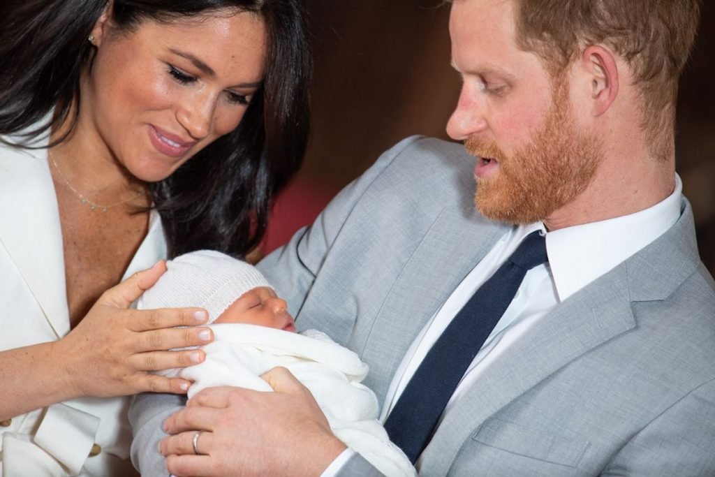 Meghan Merkel and Prince Harry with Archie
