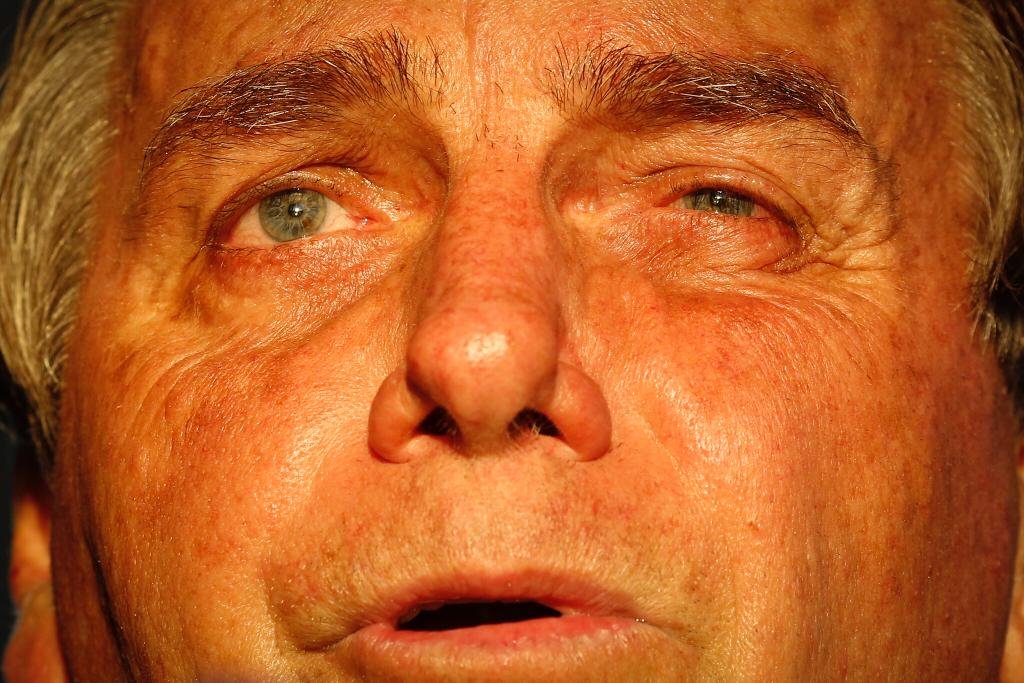 Presidente Jair Bolsonaro fala com a imprensa após o encontro com presidente do STF Luiz Fux 3