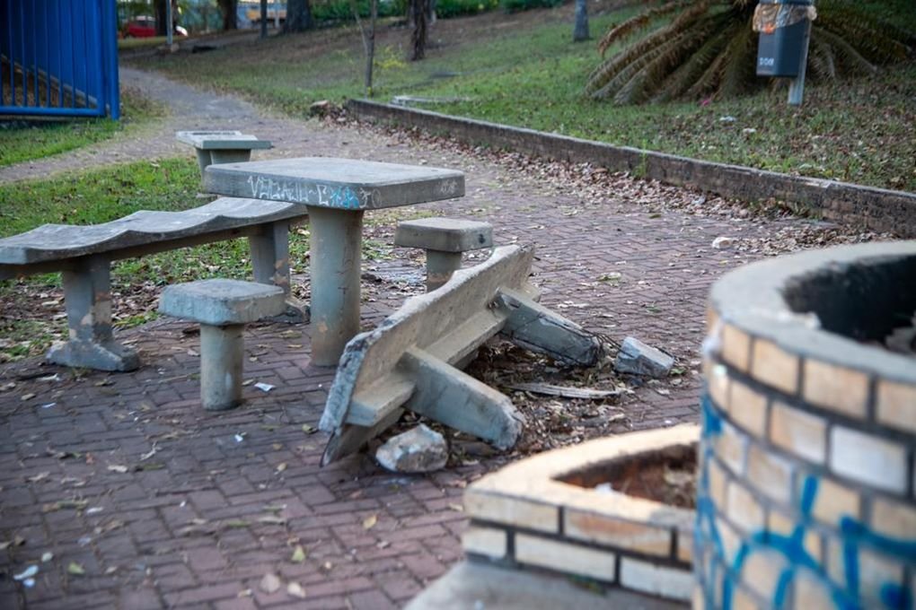 Risco à segurança de moradores e visitantes