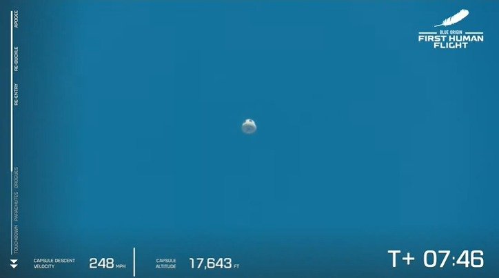 Homem mais rico do mundo, Jeff Bezos viaja ao espaço
