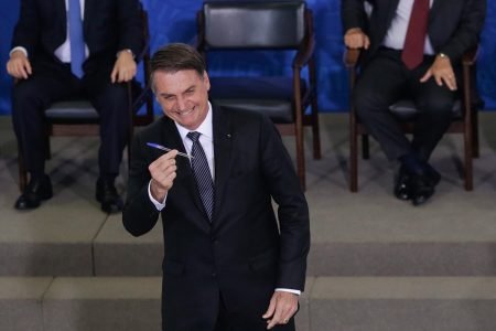 Presidente Jair Bolsonaro - Solenidade de Sanção da Lei da Empresa Simples de Crédito. Br