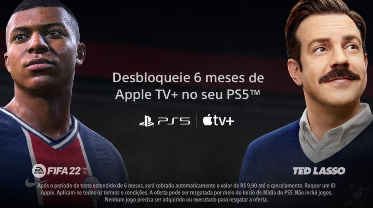 Donos de PS5 vão ganhar 6 meses de Apple TV+ grátis • B9