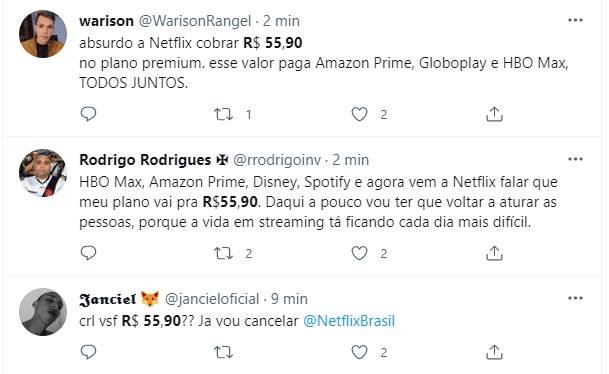 Netflix: usuários se revoltam com preços e plano de baixa