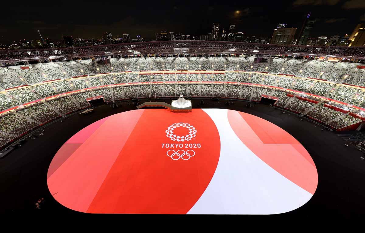 Cancelamento Dos Jogos Olímpicos No Tokyo Japan 2020 Fotografia Editorial -  Ilustração de anéis, sinal: 176731182