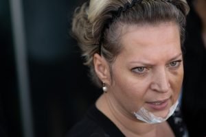 Deputada Joice Hasselmann na 2ª Delegacia de Polícia para prestar depoimento sobre o suposto atentado4