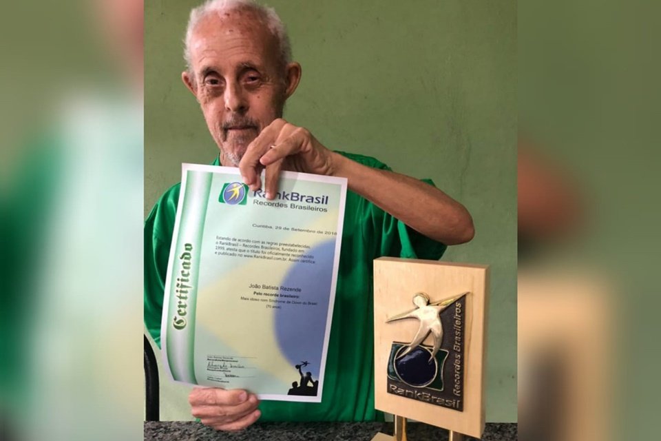 joão batista rezende, a pessoa com síndrome de down mais velha do brasil