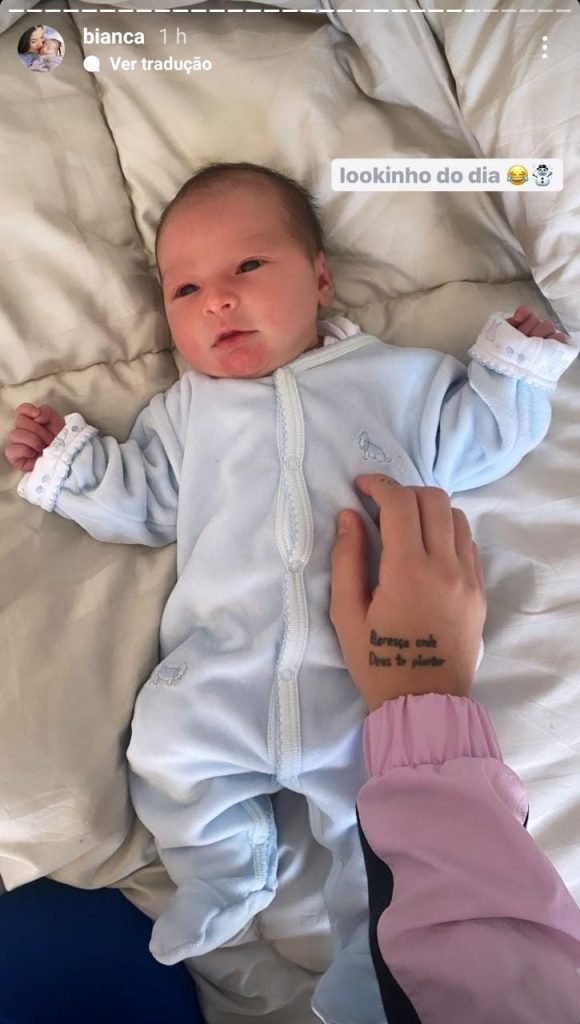 Cris, filho de Bianca e Fred