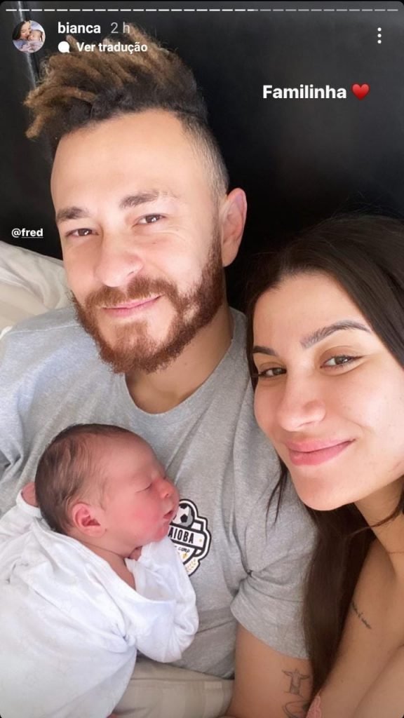 Fred, Cris e Bianca Andrade