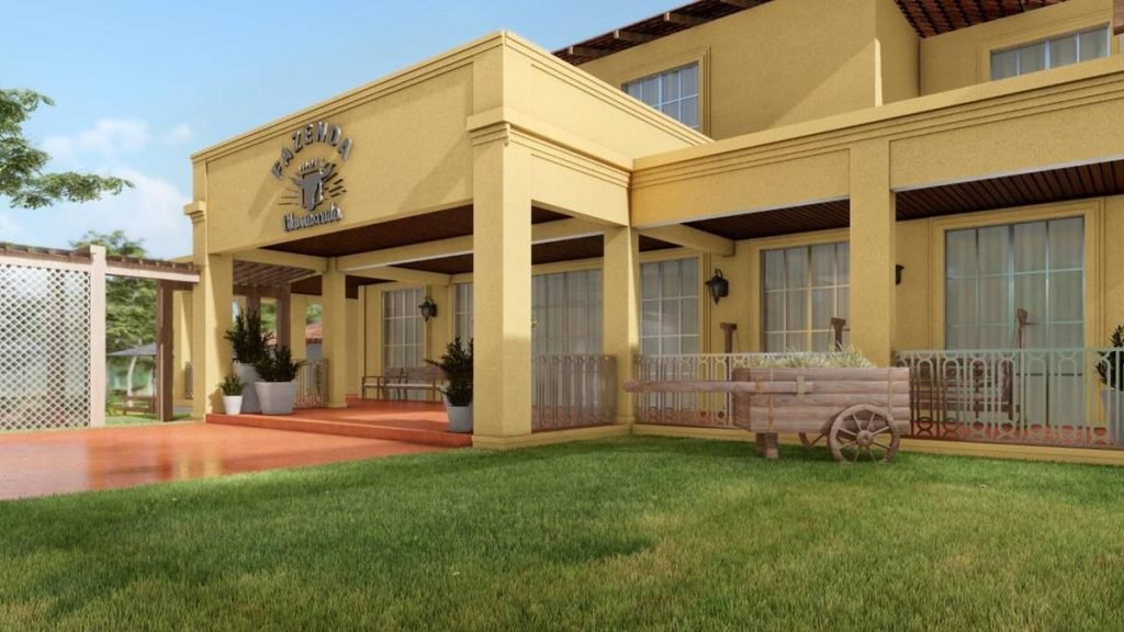 Fachada da Fazenda Churrascada