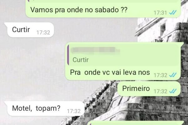 Mensagens em que Policial Militar de Goiás tenta seduzir garoto de 12 anos e o convida para ir ao motel