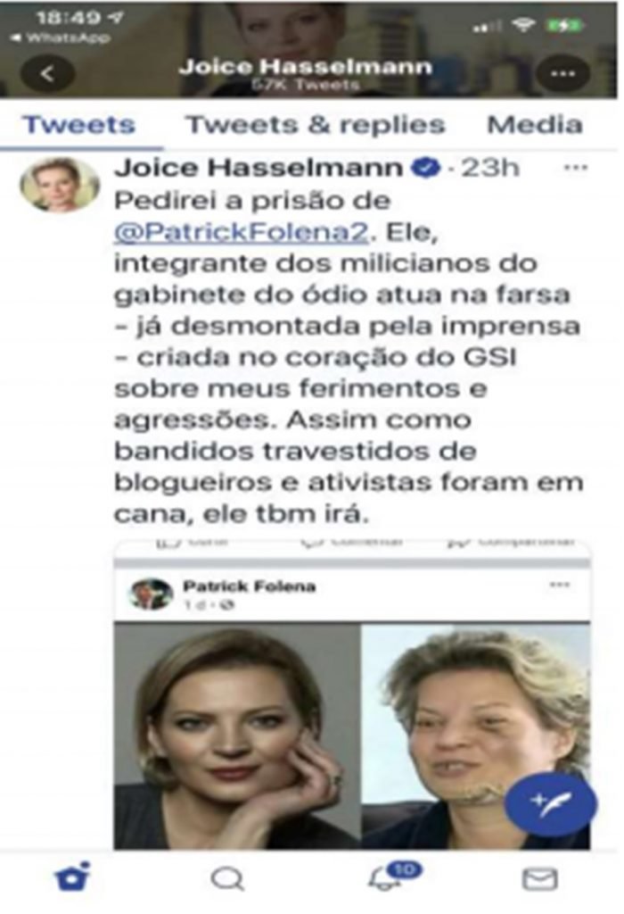 post do Twitter