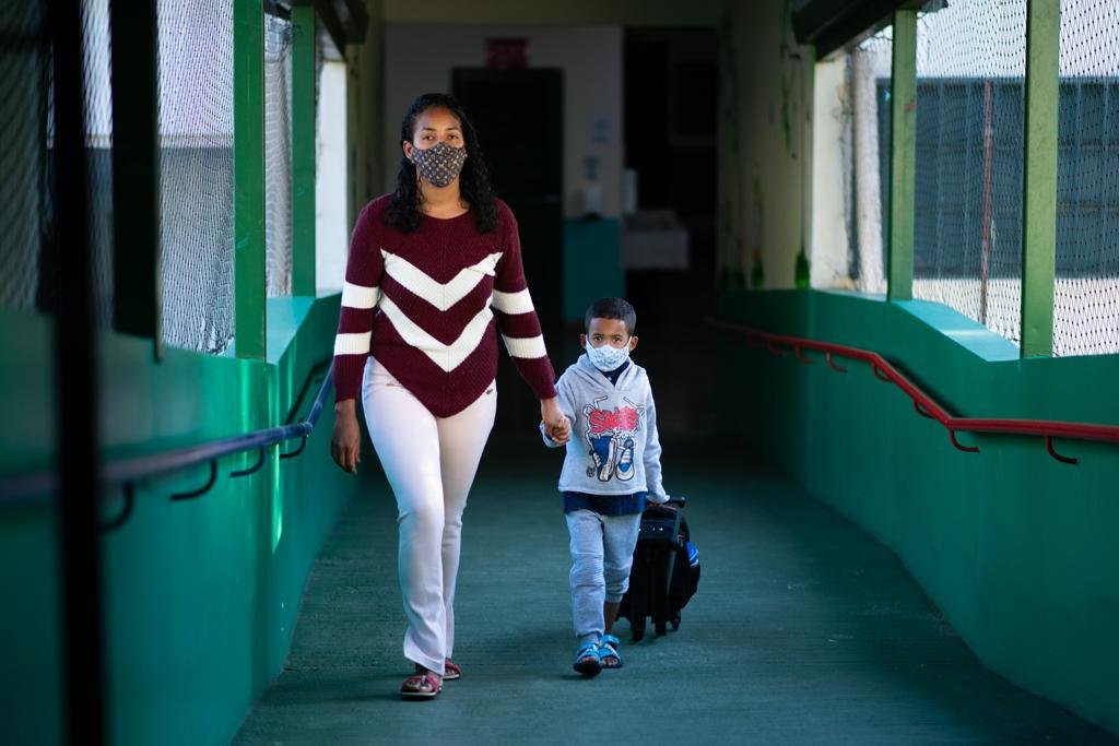 Retorno das aulas presenciais no Centro de Educação Infantil nº 1, no Paranoá