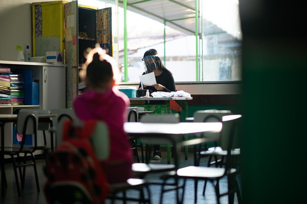 Retorno das aulas presenciais no Centro de Educação Infantil nº 1, no Paranoá